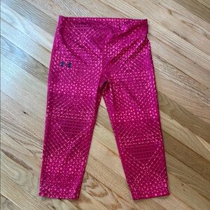 Under Armour Pink Capri Leggings